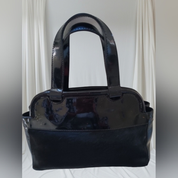 Furla Black Leather Enamel Mini Bag 80th Anniversary - Picture 5 of 17